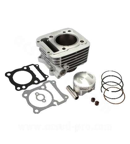 CILINDRO SUZUKI GS / GN / DR 150 C.C. 4 T. ALUMINIO ( MOTOR TIPO 157FMI ) EJES 14 MM. R: 030331A