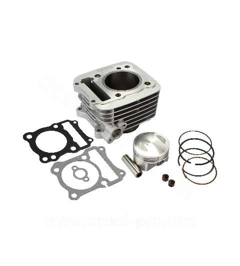CILINDRO SUZUKI GS / GN / DR 150 C.C. 4 T. ALUMINIO ( MOTOR TIPO 157FMI ) EJES 14 MM. R: 030331A