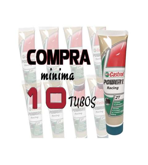 PACK ( 10 TUBOS ) 125 ML. CASTROL RACING 100% SINTÉTICO R: P10125