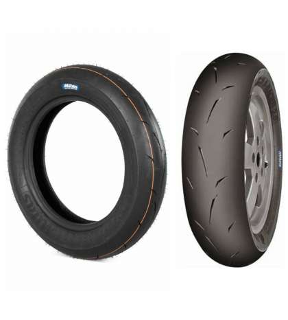 JUEGO DE CUBIERTAS 100 - 90 X 10 49P / 120 - 80 X 12 55P RACING MEDIUM MC 35 S-RACER 2.0 R: MKMN2