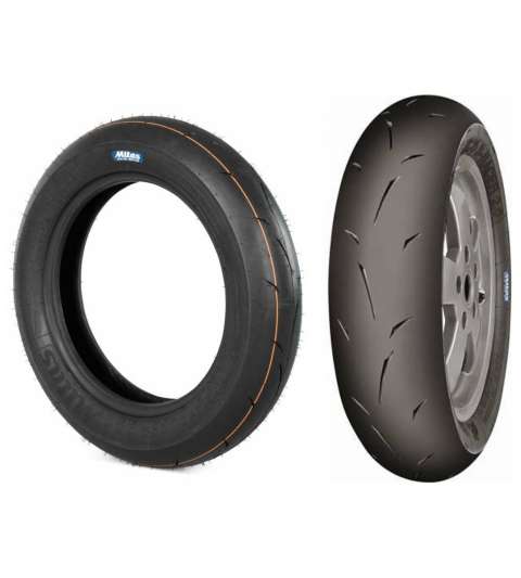 JUEGO DE CUBIERTAS 100 - 90 X 10 49P / 120 - 80 X 12 55P RACING MEDIUM MC 35 S-RACER 2.0 R: MKMN2