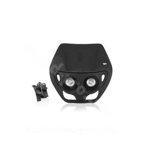CARETA DE FARO CROSS NEGRA DOBLE ÓPTICA TNT R: 448198