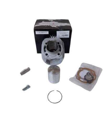 CILINDRO VESPINO AL 50 / ALX 50 / NLX 50 / SC 50 / GL 50 6 TRANSFER ( 1 SEGMENTO ) D. 43,50 ( 65 ) ALUMINIO BARIKIT R: CIL 953 S