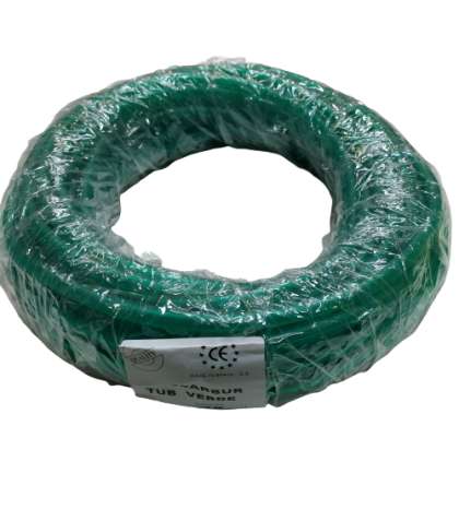 MACARRON GASOLINA 4 X 8 SILICONA VERDE ( 25 METROS ) R: 4X8RTSM
