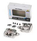 JUEGO PEDALES M 324 PLATA CON CALAS SHIMANO MIXTOS R: PDM324