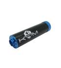 SILENCIADOR ESCAPE 90 / 110 C.C. ALUMINIO AZUL KRM R: KR163F