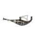 TUBO DE ESCAPE ( SIN SILENCIADOR ) MINARELLI HORIZONTAL 90 / 100 CC - SALIDA BIDALOT - KRM - R: KR196F