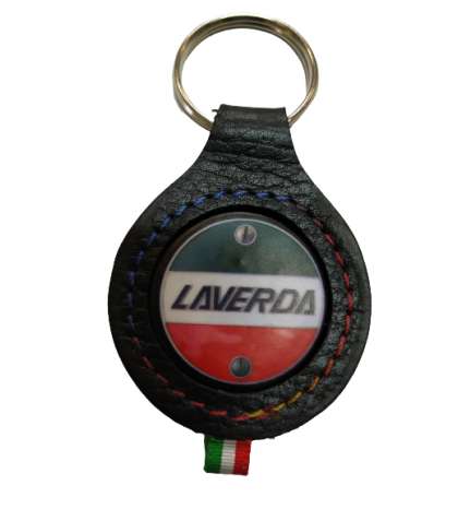 LLAVERO DE PIEL ( FABRICADO EN ESPAÑA ) LOGO LAVERDA