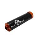 SILENCIADOR ESCAPE 90 / 110 ALUMINIO NEGRO / NARANJA KRM R: KR363F