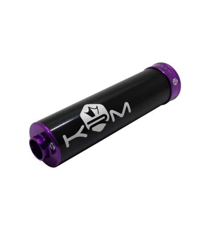 SILENCIADOR ESCAPE 90 / 100 ALUMINIO NEGRO / LILA KRM R: KR362F