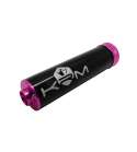 SILENCIADOR ESCAPE 90 / 110 ALUMINIO NEGRO ROSA KRM R: KR278F