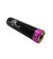 SILENCIADOR ESCAPE 90 / 100 ALUMINIO NEGRO ROSA KRM R: KR278F