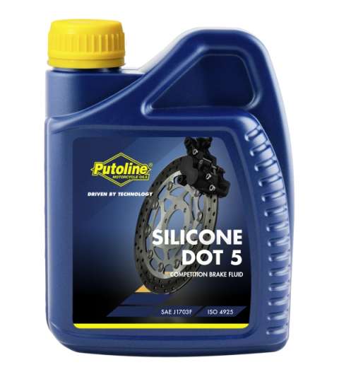 LIQUIDO FRENOS 500 ML BOTELLA PUTOLINE DOT 5 SILICONA R: 70242