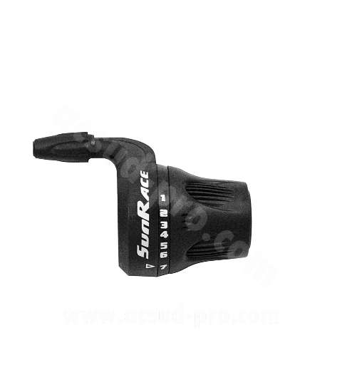 MANGO DE DESVIADOR MANGO GIRATORIO SUNRACE SHIFTER DERECHO 7 VELOCIDADES - COMPATIBLE CON SHIMANO / SRAM R: V565287