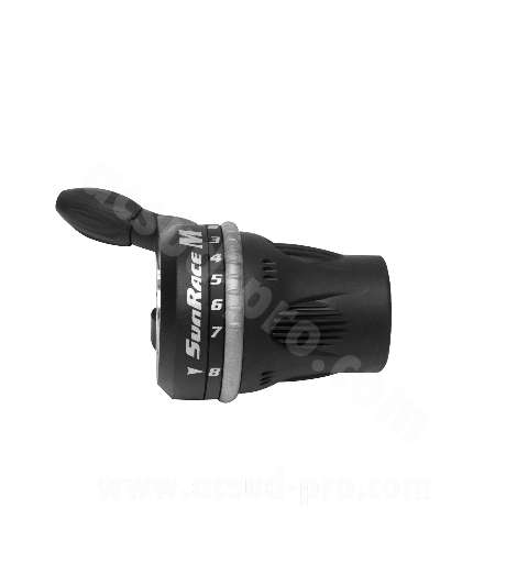 PALANCA DE CAMBIO DE MANIJA GIRATORIA DE 8 VELOCIDADES DERECHA SUNRACE SHIFTER - COMPATIBLE CON SHIMANO / SRAM R: V565638