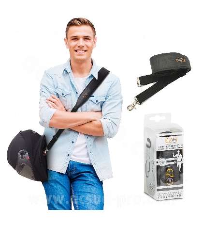 CORREA CASCO NEGRA HEBILLA UNIVERSAL DOBLE D R: 440209A