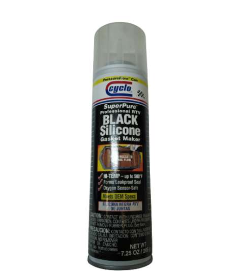 SILICONA NEGRA SPRAY 205 CYCLO GR.- R: C971