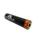 SILENCIADOR 70/90 C.C. ALUMINIO NEGRO NARANJA KRM R: KR361F