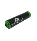 SILENCIADOR ESCAPE 70 /90 C.C. ALUMINIO NEGRO VERDE KRM R: KR260F