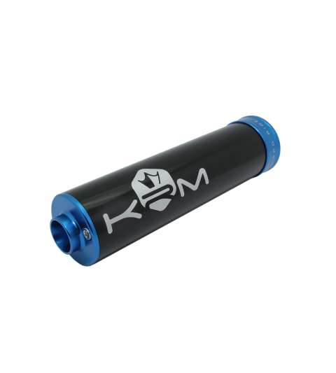 SILENCIADOR ESCAPE 70 / 90 C.C. ALUMINIO NEGRO AZUL KRM R: KR159F