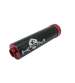SILENCIADOR ESCAPE 70 / 90 C.C. ALUMINIO NEGRO ROJO KRM R: KR158F