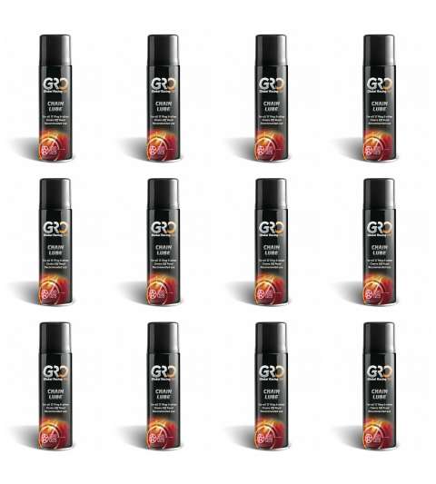 CAJA ( 12 BOTES ) GRASA CADENA GLOBAL RACING OIL LUBE DRY 500 MLR: 621129A12