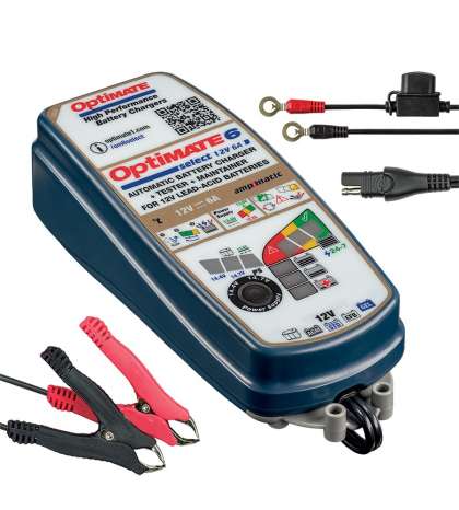 CARGADOR BATERÍAS OPTIMATE 6 SELECT TM-370 R: 00600370