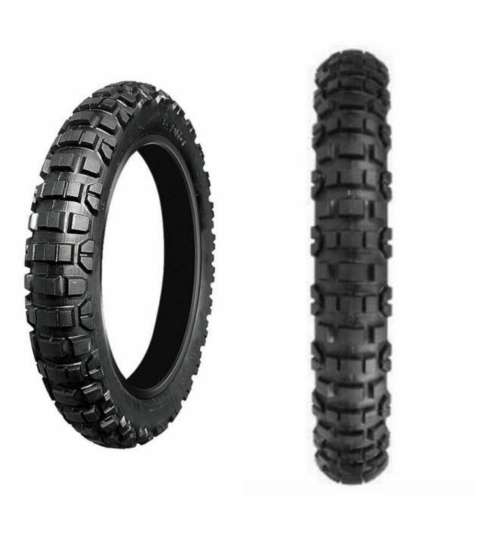 JUEGO RUEDAS 110-80 X 18 62P / 80-90 X 21 48P VRM122 VEE RUBBER R: 11080