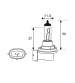 LAMPARA HALOGENA H11 SXL SUPER XENON LASER MOTO AMOLUX R: 52SXL