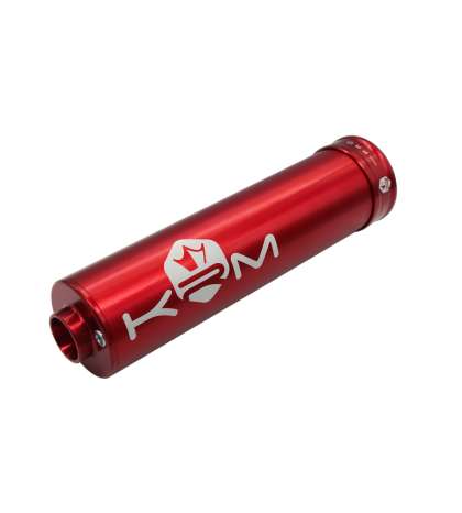 SILENCIADOR KRM 90-110 C.C. ALUMINIO ROJO R: KR200F