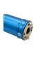 SILENCIADOR ESCAPE 90 / 110 C.C. ALUMINIO AZUL KRM R: KR206F