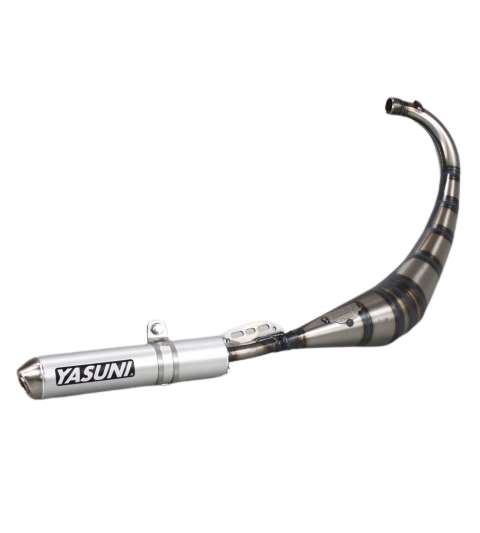 TUBO ESCAPE MINARELLI AM 6 / DERBI SENDA 50 E2 / E3 COLA PLATA YASUNI R: TUB810