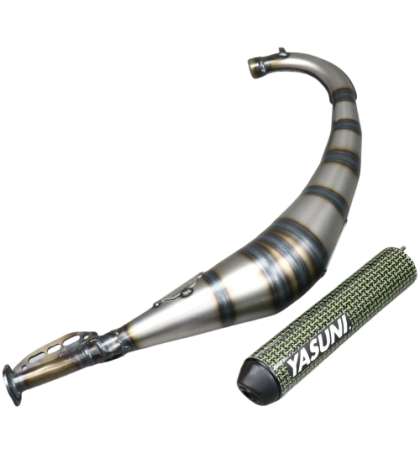 TUBO ESCAPE MINARELLI AM 6 / DERBI SENDA 50 E2 / E3 COLA KEVLAR YASUNI R: TUB810CK