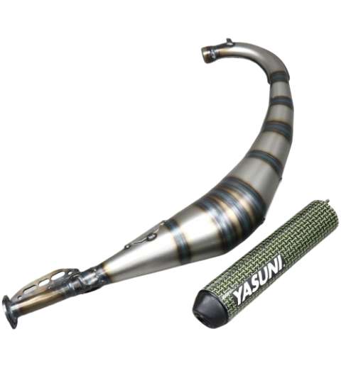 TUBO ESCAPE MINARELLI AM 6 / DERBI SENDA 50 E2 / E3 COLA KEVLAR YASUNI R: TUB810CK