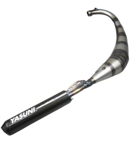 TUBO ESCAPE MINARELLI AM 6 / DERBI SENDA 50 E2 / E3 COLA CARBONO YASUNI R: TUB810CA
