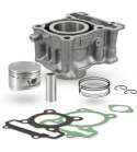 CILINDRO YAMAHA N MAX 125 / YZF 125 4 T. / LC ALUMINIO PISTÓN 58,70 / BULÓN 14 EVOK R: 10 008 1300
