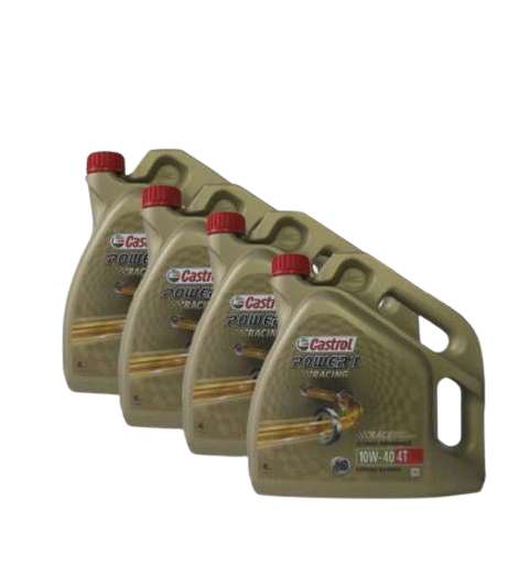 CASTROL POWER 1 RACING 4T 10W40 4 LITROS ( PACK X4 )