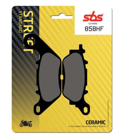 JUEGO PASTILLAS FRENO YAMAHA YBR 125 4T. SBS R: P858HF