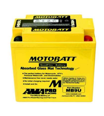 BATERÍA MOTOBATT MB9U (12N7 3B–12N7 4A–YB7A–YB7LB–YB9LA2–YB9B–YB9LB2–12N9 3B) R: 2202M