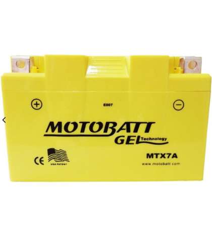 BATERIA GEL MOTOBATT MT7XA EQUIVALE "YTX7ABS " GEL ALEMAN R: 2234MG