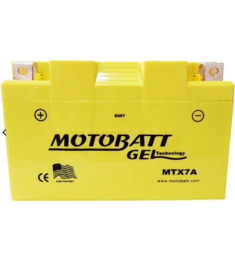 BATERIA GEL MOTOBATT MT7XA EQUIVALE "YTX7ABS " GEL ALEMAN R: 2234MG