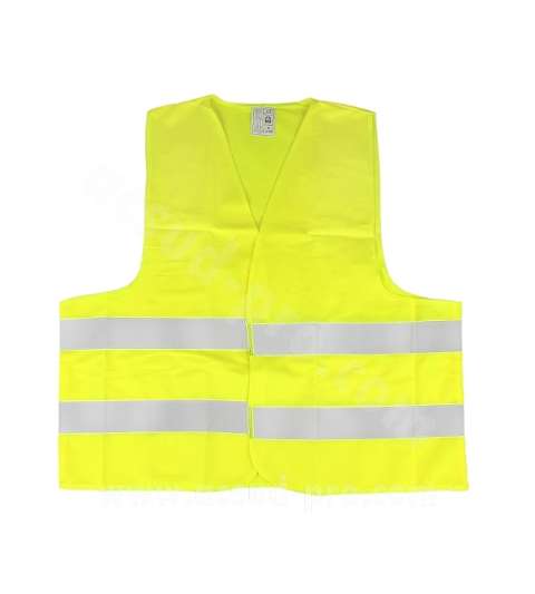 CHALECO DE SEGURIDAD ( HOMOLOGADO ) AMARILLO DE ALTA VISIBILIDAD APROBADO PARA ADULTOS TALLA XL R: S3337