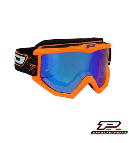 GAFAS MOTOCROSS - PRO GRIP 3204 - NARANJA FLUOR R: 4481200