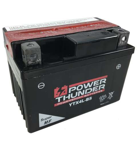 BATERÍA POWER THUNDER CTX4L-BS R: 0604511P