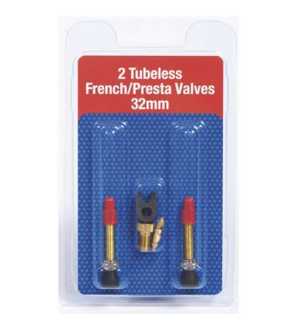 JGO. 2 VALVULAS FINAS TUBELESS 32 mm R: 42009