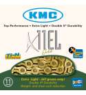 CADENA X11 EL 114 PASOS 11V ORO KMC R: 31282