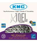 CADENA X10 EL 114 PASOS 10V CROMADA KMC R: 31293