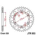 CORONA ARRASTRE YAMAHA TTR- 250 ALUMINIO JT R: R853-52