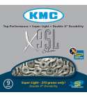CADENA X9 SL 116 PASOS CROMADA KMC R: 31255