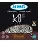 CADENA X8-93 116 PASOS INDEX 8V GRIS/CROMADA - KMC - R: 31242